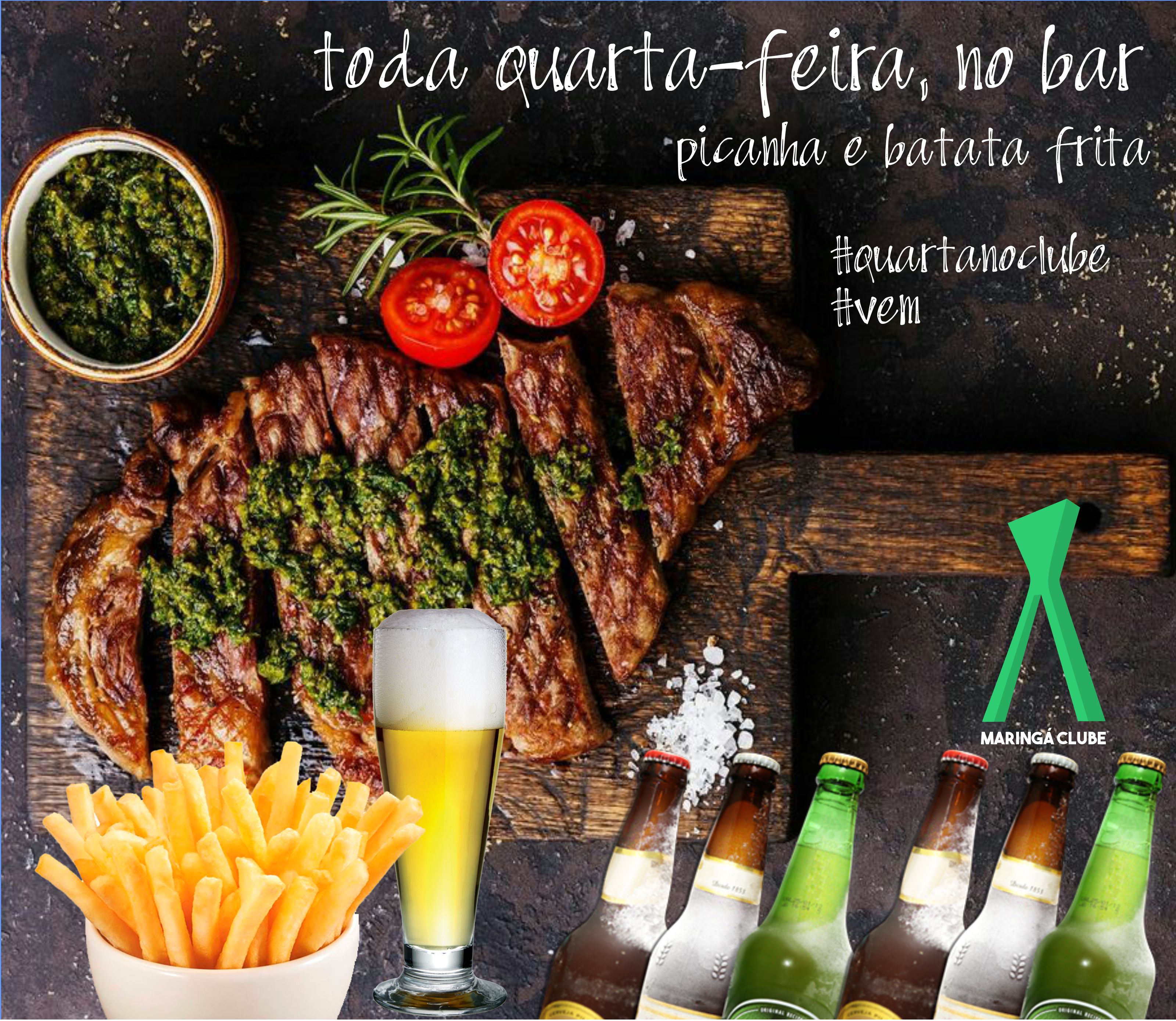 bar quarta picanha e fritas