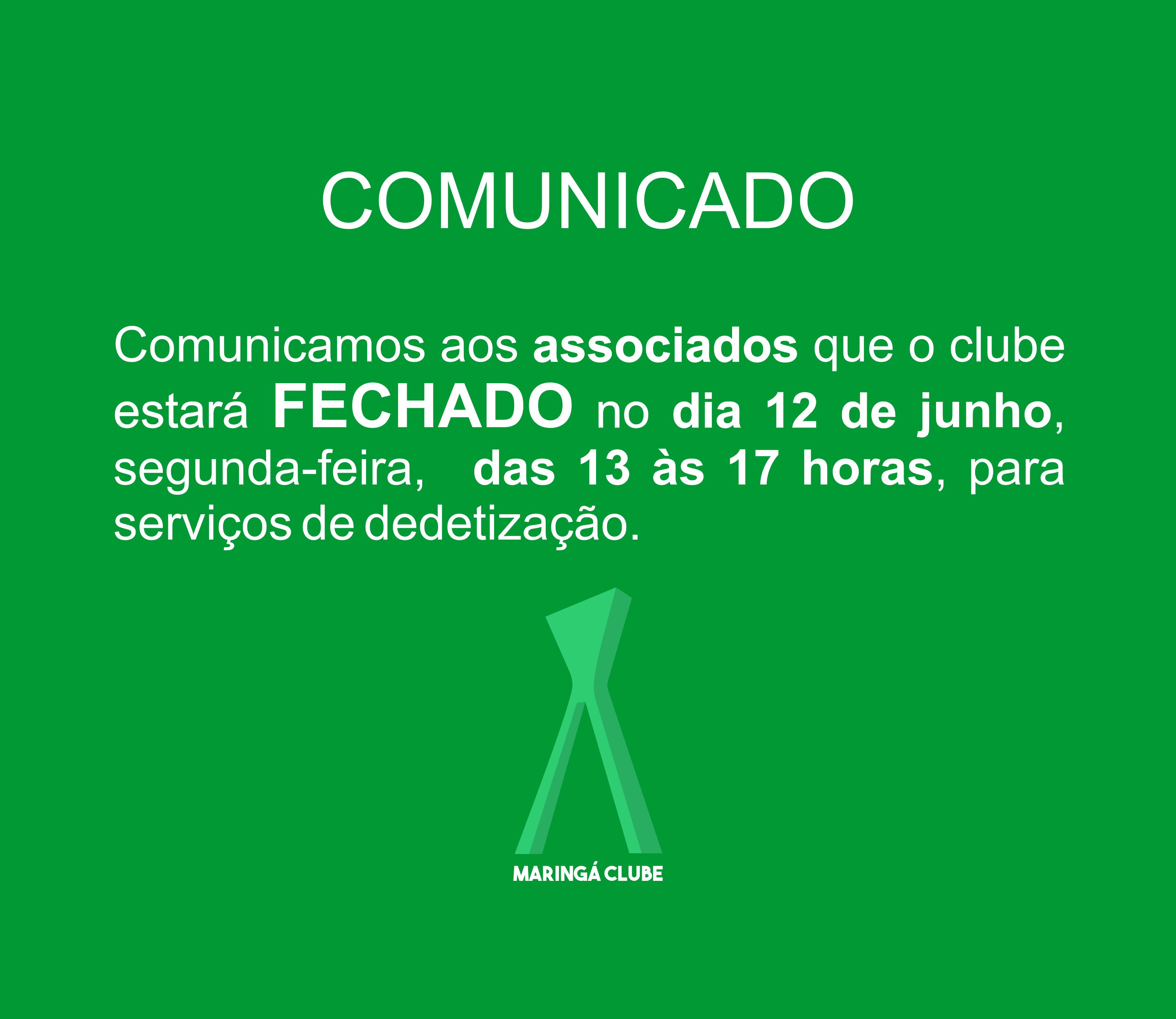 comunicado fechado g 12 junho